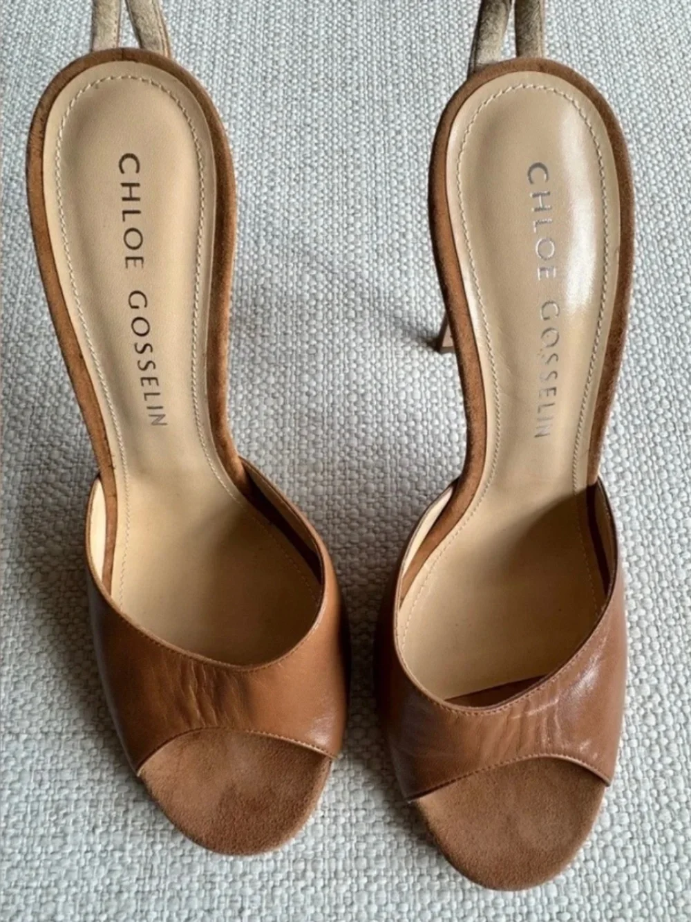 Chloé Gosselin Italian Leather Stiletto Heels 🤎